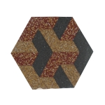 Bông Terrazzo lục giác TH2-4A